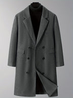 Men's Double-Breasted Winter Coat