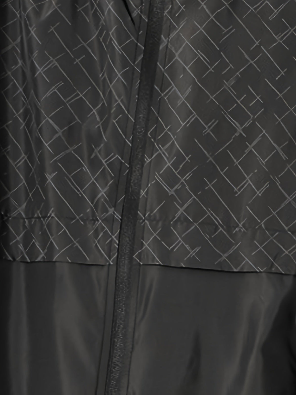 Men's Lightweight Checked Windbreaker