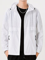 Men's Lightweight Checked Windbreaker