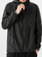 Men's Lightweight Checked Windbreaker