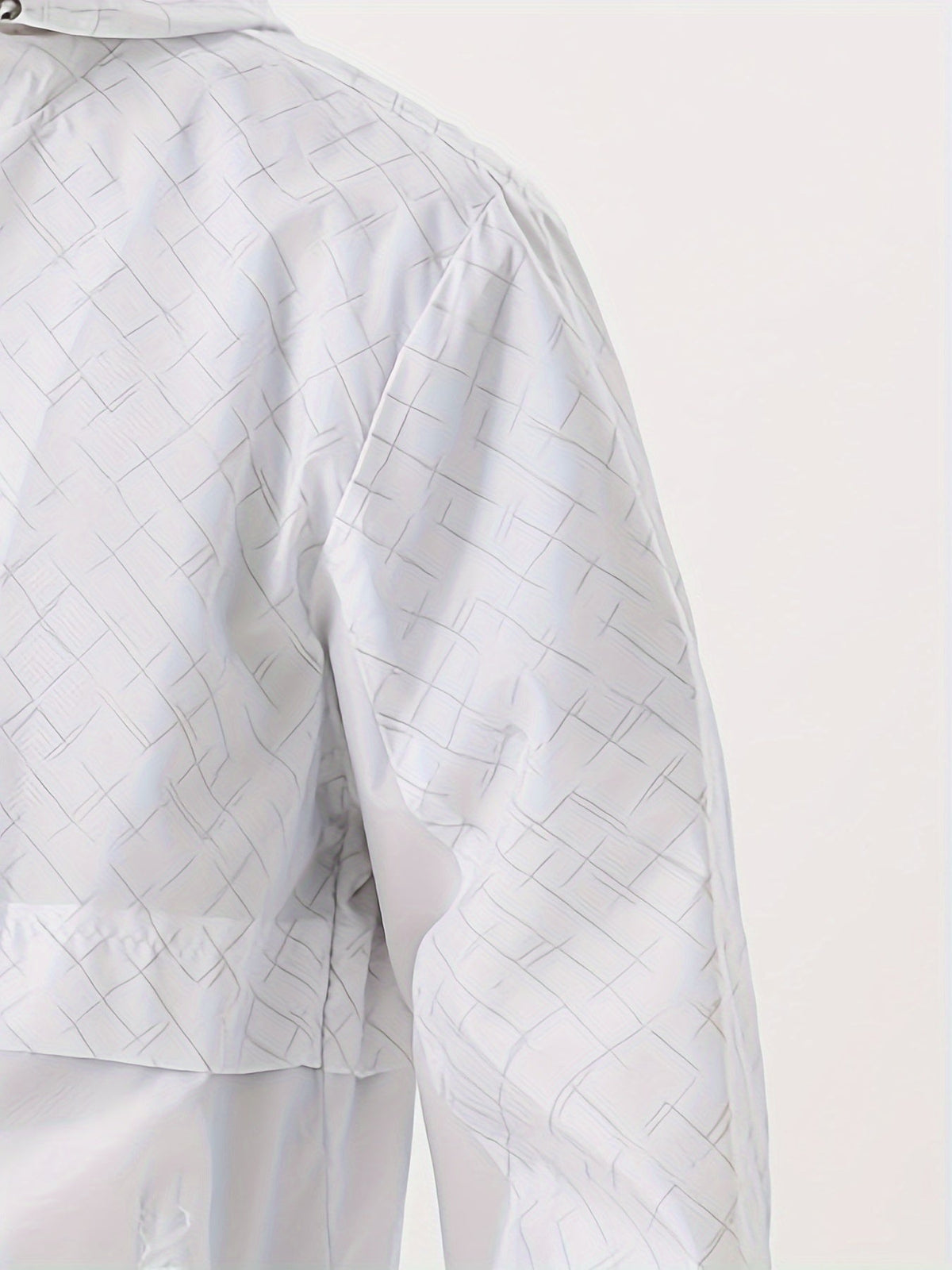 Men's Lightweight Checked Windbreaker