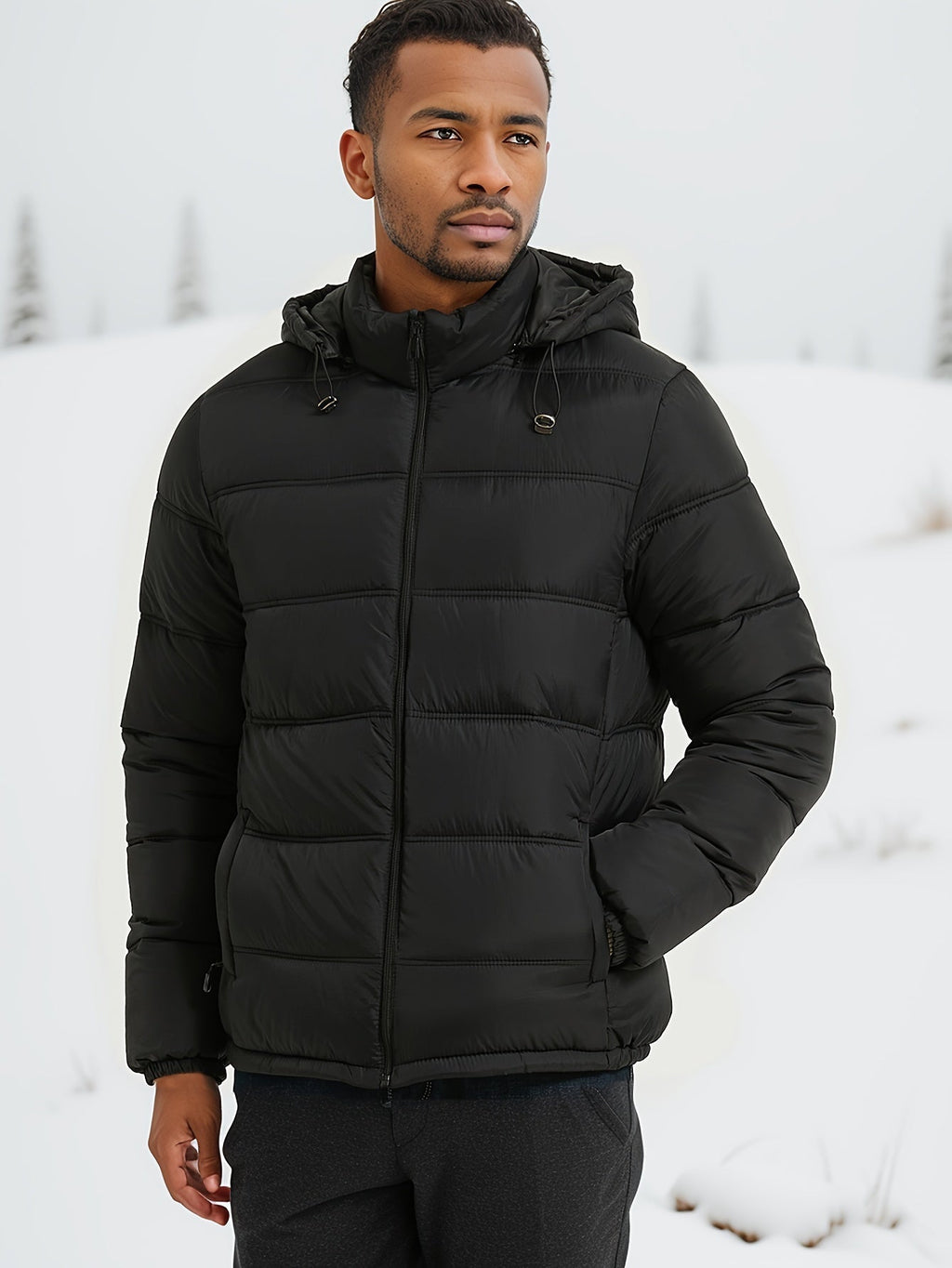 Men's Hooded Puffer Jacket