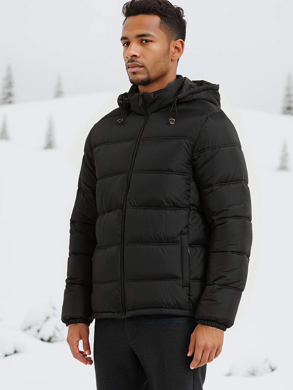 Men's Hooded Puffer Jacket