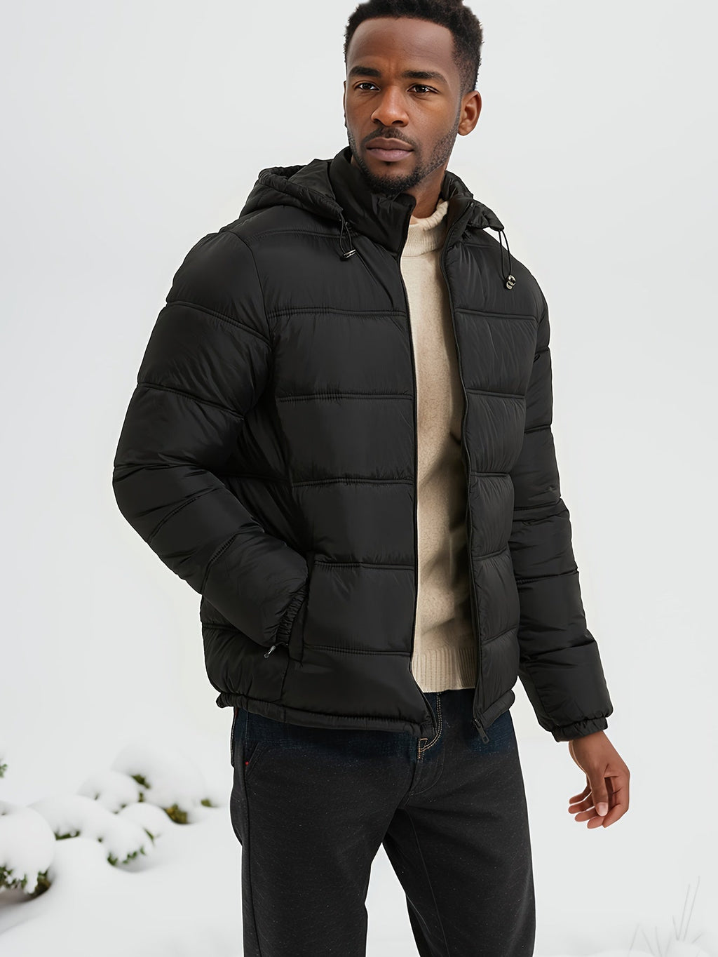 Men's Hooded Puffer Jacket