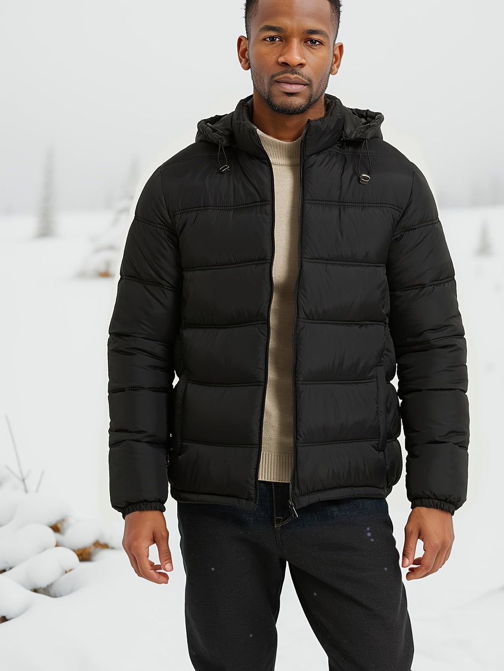 Men's Hooded Puffer Jacket
