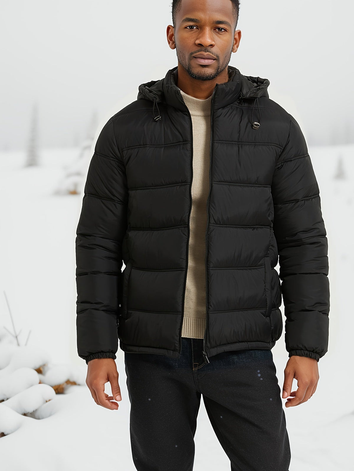 Men's Hooded Puffer Jacket