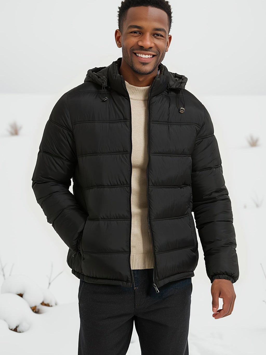 Men's Hooded Puffer Jacket