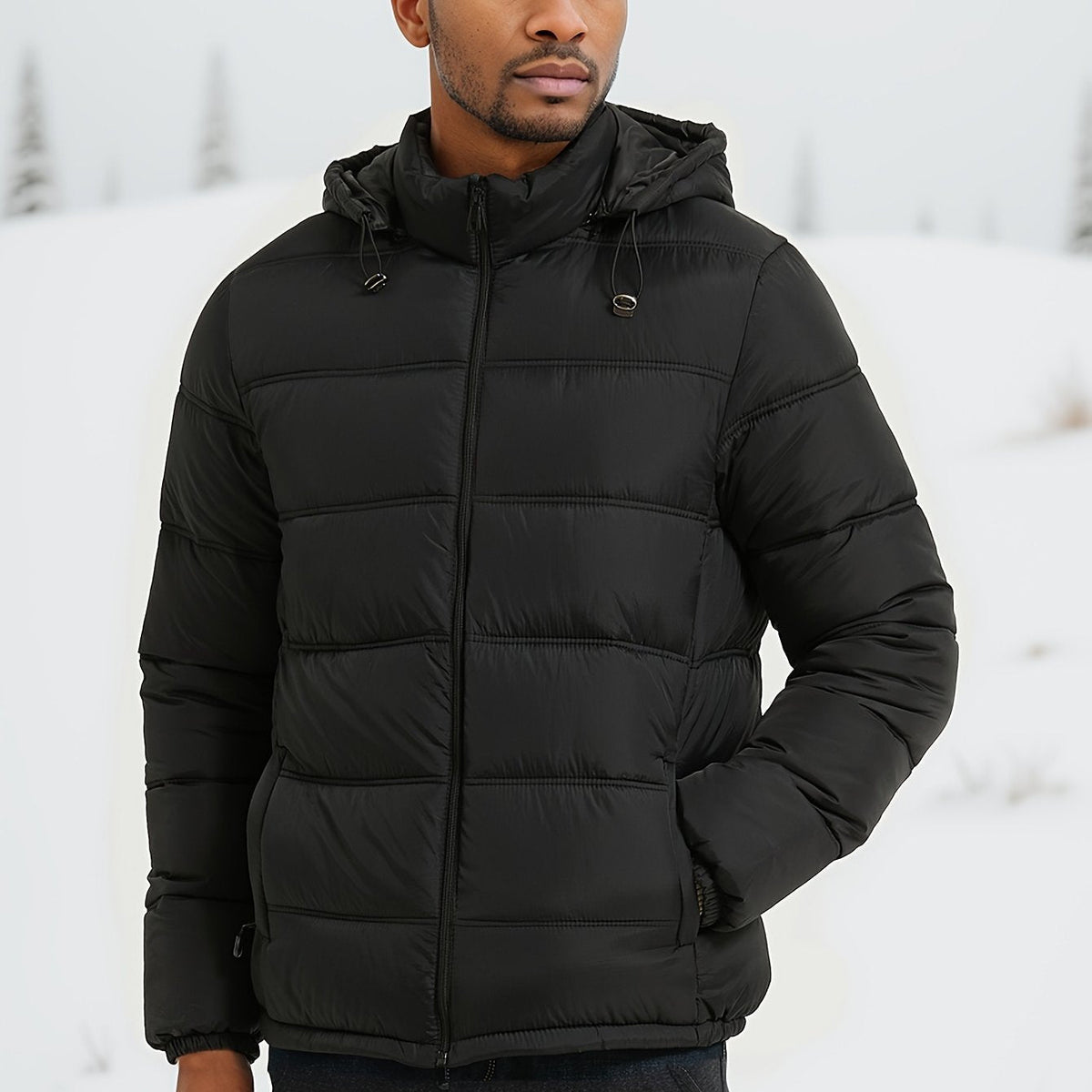 Men's Hooded Puffer Jacket