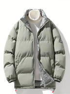 Men's Reversible Jacket with Corduroy Trim