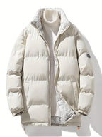 Men's Reversible Jacket with Corduroy Trim
