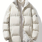 Men's Reversible Jacket with Corduroy Trim
