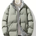 Men's Reversible Jacket with Corduroy Trim