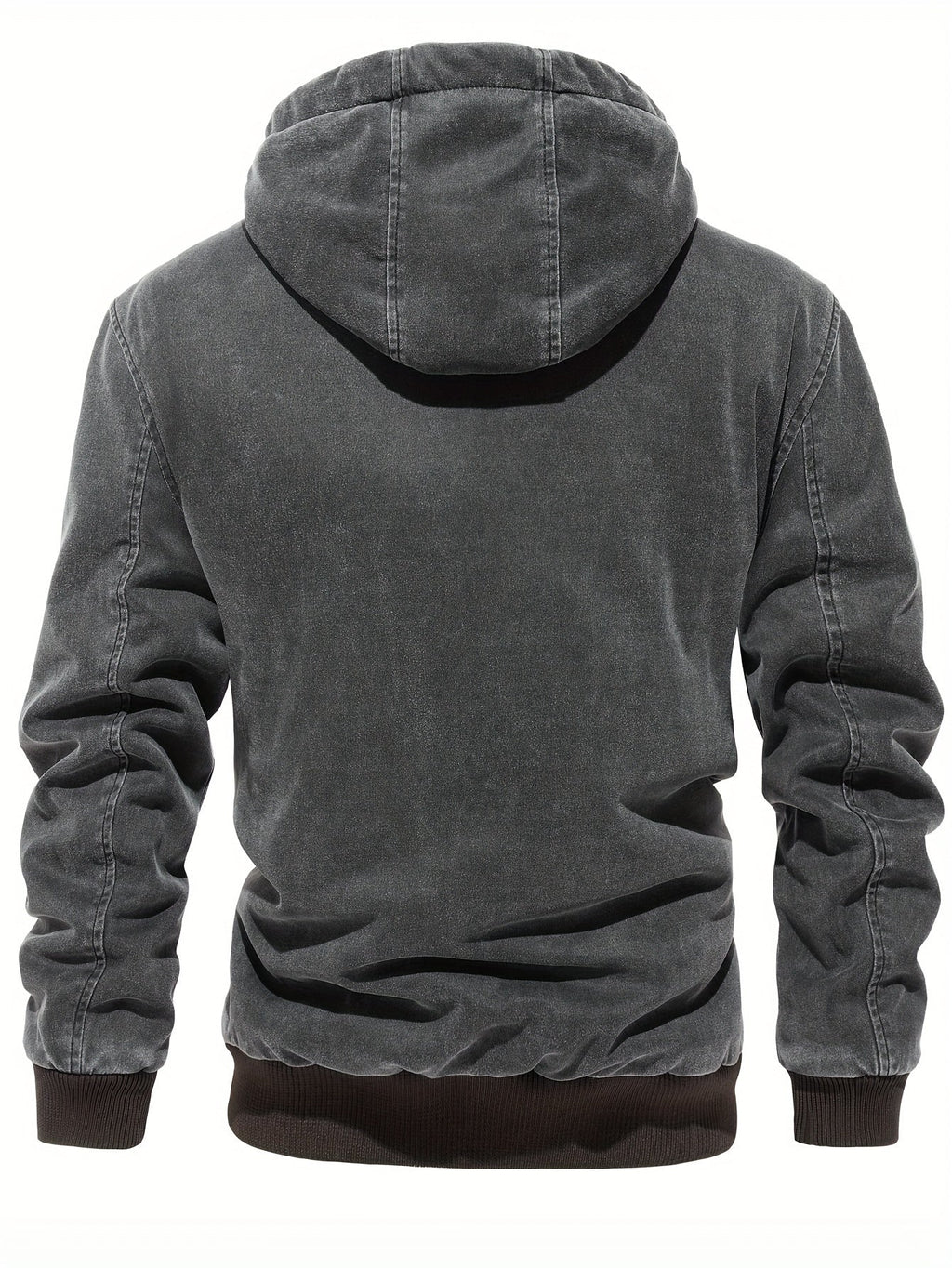 Men's Washed Softshell Jacket with Hood
