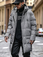Men's Hooded Padded Winter Parka