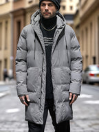 Men's Hooded Padded Winter Parka