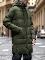 Men's Hooded Padded Winter Parka