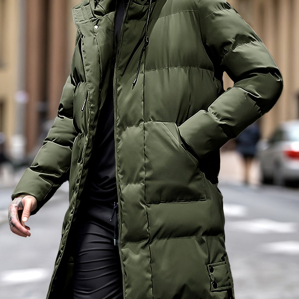 Men's Hooded Padded Winter Parka