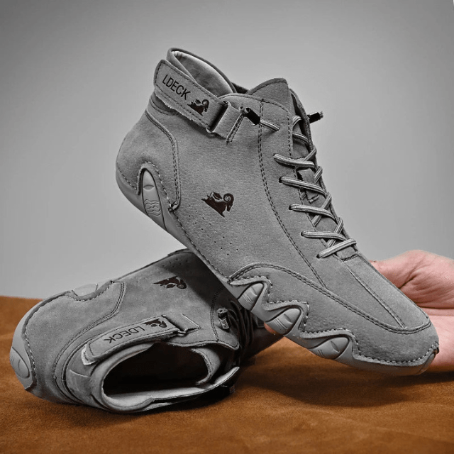 Men's Barefoot Outdoor Shoes – Flexible Non-Slip Lace-Up Walking Trainers