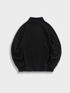 Women's Stand-collar Sweatshirt – Black