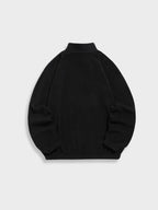 Women's Stand-collar Sweatshirt – Black