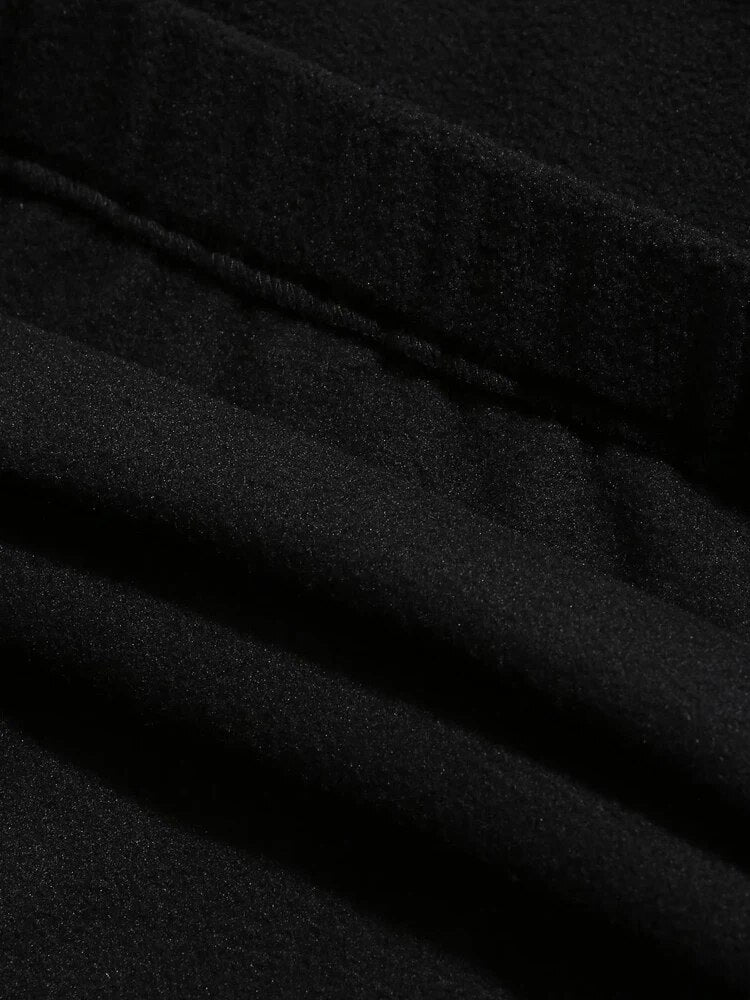 Women's Stand-collar Sweatshirt – Black