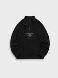 Women's Stand-collar Sweatshirt – Black