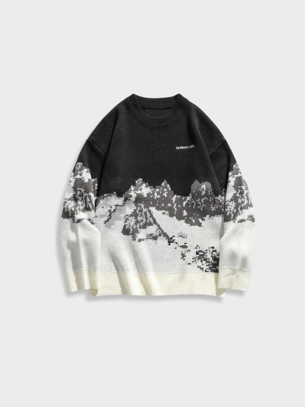 Crew-neck Jumper – Black