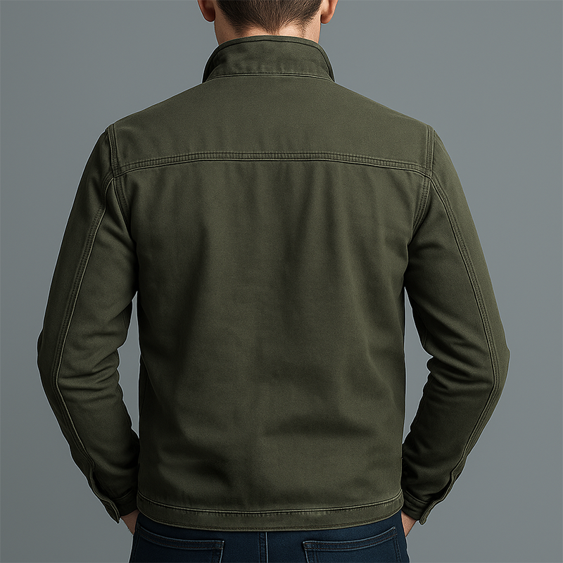 Men's Classic Cotton Jacket – Structured Everyday Outerwear