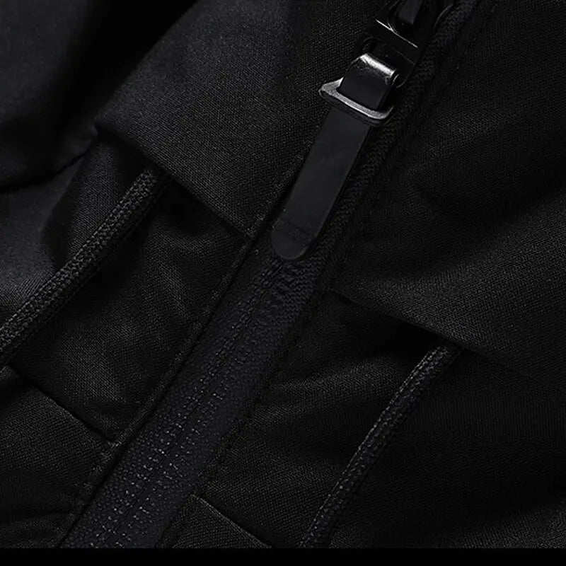 Men's Hooded Puffer Winter Jacket – Regular-Fit Insulated Zip-Up Coat