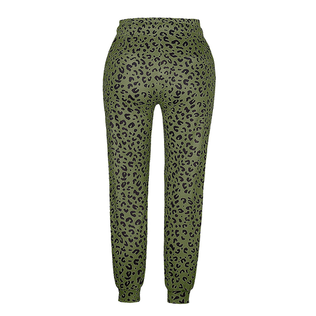 Women's Trousers with leopard print