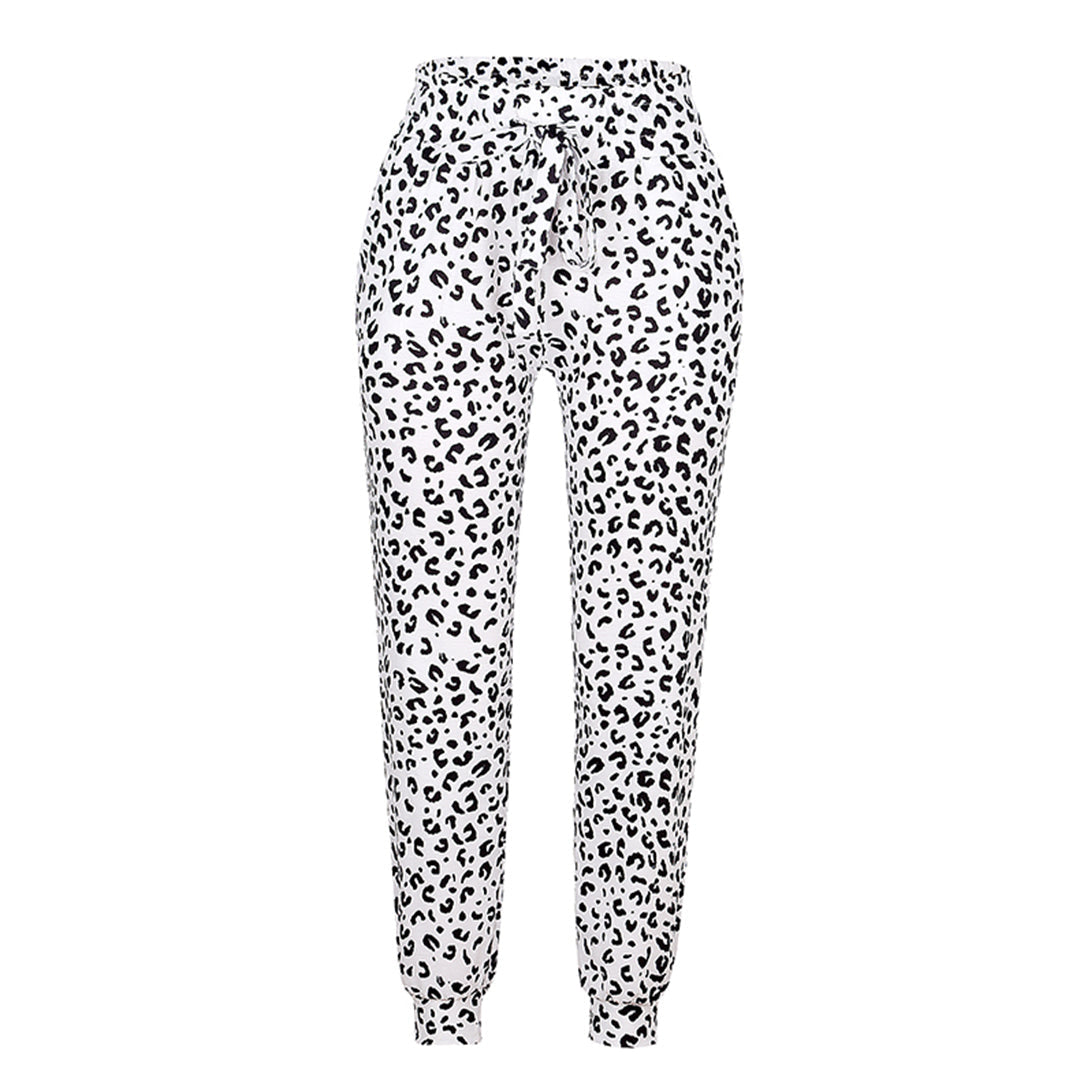 Women's Trousers with leopard print