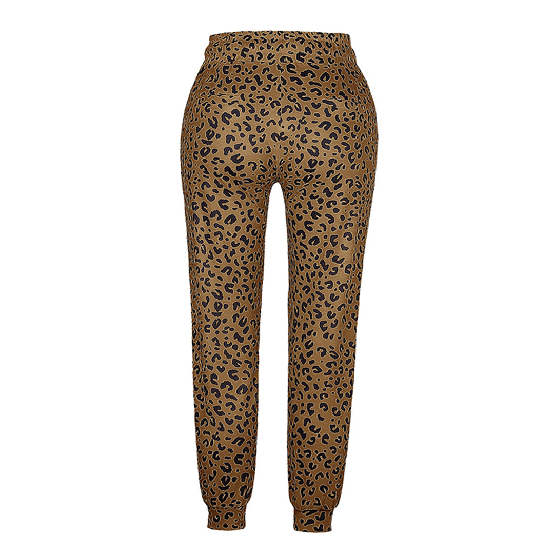 Women's Trousers with leopard print