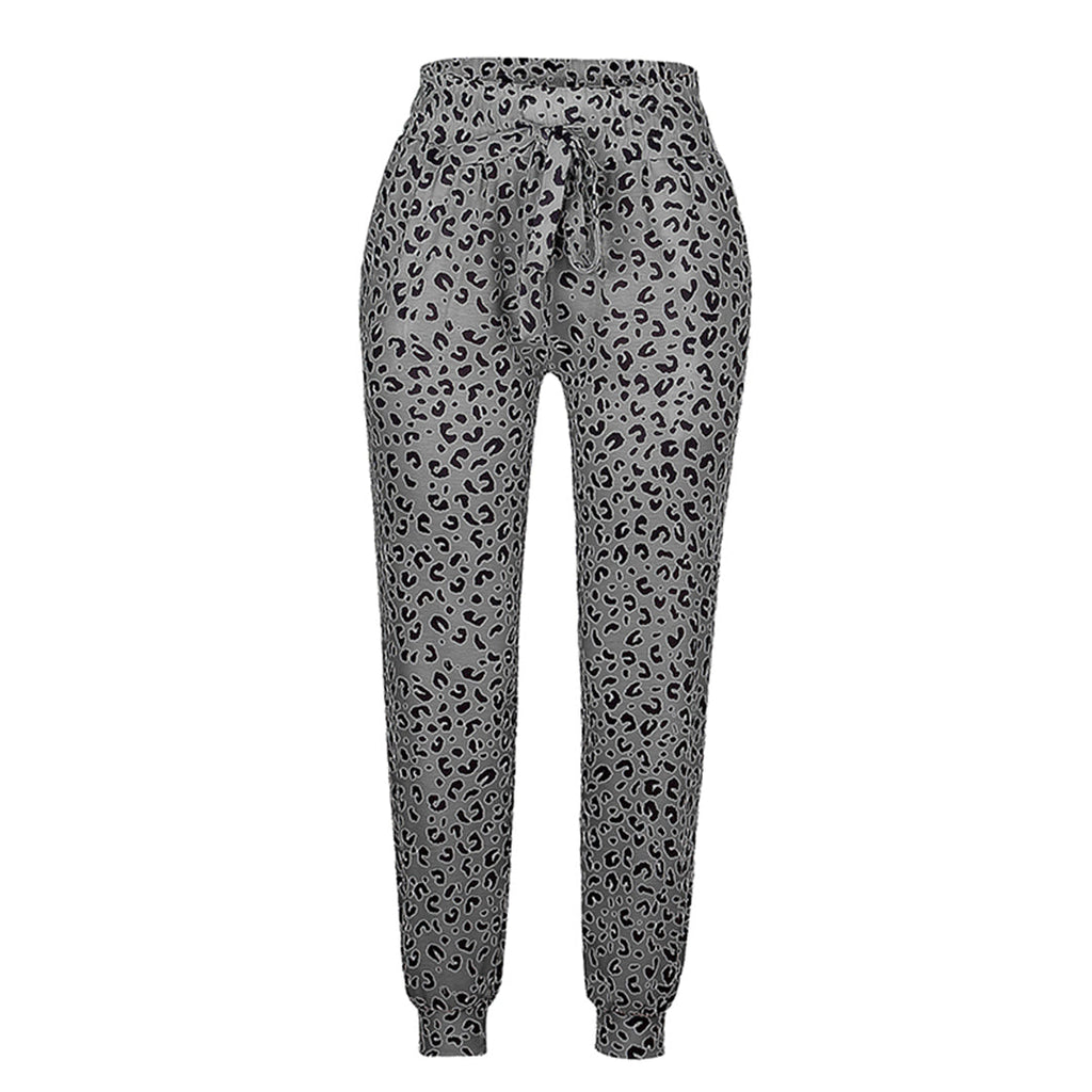 Women's Trousers with leopard print