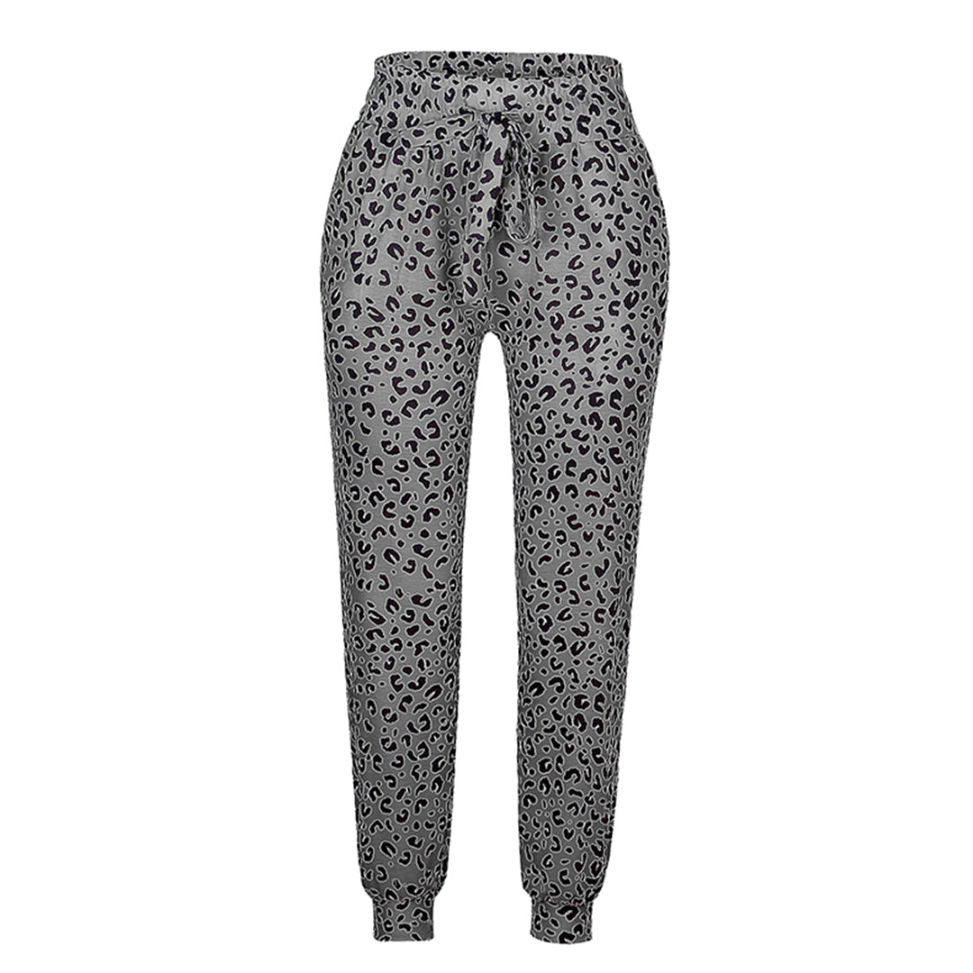 Women's Trousers with leopard print