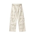 Women's Wide-leg Cargo Trousers with multiple pockets