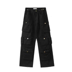 Women's Wide-leg Cargo Trousers with multiple pockets